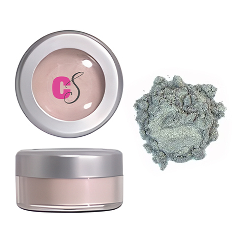 Eyeshadow, Mineral Powder, Loose Shimmer : Grey Illusion